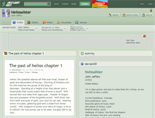 Tablet Screenshot of heliosalister.deviantart.com
