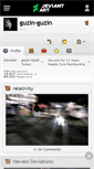Mobile Screenshot of guzin-guzin.deviantart.com