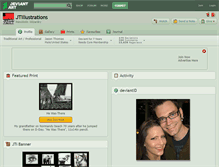 Tablet Screenshot of jtillustrations.deviantart.com