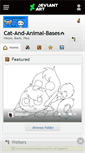 Mobile Screenshot of cat-and-animal-bases.deviantart.com