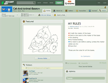 Tablet Screenshot of cat-and-animal-bases.deviantart.com