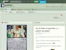 Tablet Screenshot of anime-fan7.deviantart.com