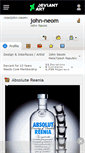 Mobile Screenshot of john-neom.deviantart.com