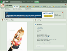 Tablet Screenshot of littlesaku.deviantart.com