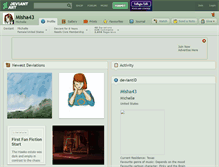 Tablet Screenshot of misha43.deviantart.com