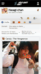 Mobile Screenshot of hasagi-chan.deviantart.com