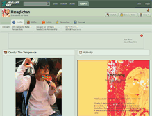 Tablet Screenshot of hasagi-chan.deviantart.com