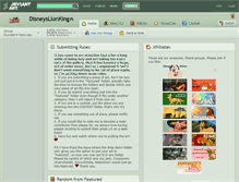 Tablet Screenshot of disneyslionking.deviantart.com