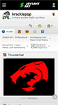 Mobile Screenshot of kracklepop.deviantart.com