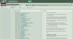 Desktop Screenshot of bleach-pairing-adopt.deviantart.com