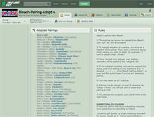 Tablet Screenshot of bleach-pairing-adopt.deviantart.com