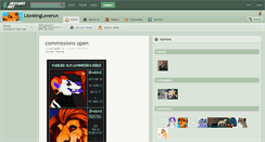 Desktop Screenshot of lionkinglovers.deviantart.com
