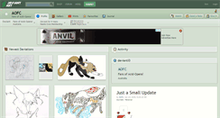 Desktop Screenshot of aofc.deviantart.com