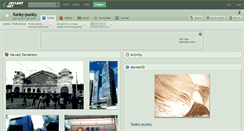 Desktop Screenshot of funky-punky.deviantart.com