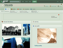 Tablet Screenshot of funky-punky.deviantart.com