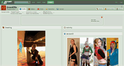 Desktop Screenshot of greenelfie.deviantart.com