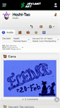 Mobile Screenshot of hoshi-tao.deviantart.com