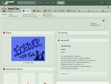 Tablet Screenshot of hoshi-tao.deviantart.com