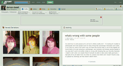 Desktop Screenshot of demon-beast.deviantart.com