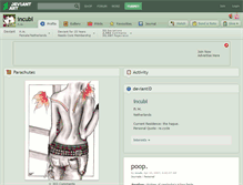 Tablet Screenshot of incubi.deviantart.com