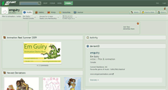 Desktop Screenshot of emguiry.deviantart.com
