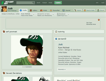 Tablet Screenshot of jusk.deviantart.com