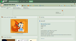Desktop Screenshot of naruto-fans-4ever.deviantart.com