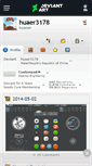 Mobile Screenshot of huaer3178.deviantart.com