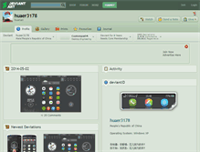 Tablet Screenshot of huaer3178.deviantart.com