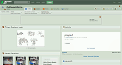 Desktop Screenshot of outhouseinferno.deviantart.com