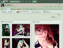 Tablet Screenshot of plu-moon.deviantart.com