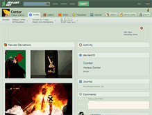Tablet Screenshot of conter.deviantart.com