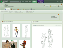 Tablet Screenshot of miota.deviantart.com