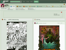 Tablet Screenshot of grifth.deviantart.com