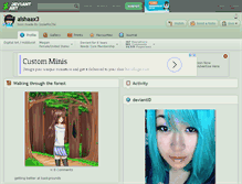 Tablet Screenshot of aishaax3.deviantart.com