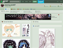 Tablet Screenshot of americasjacket.deviantart.com