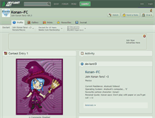 Tablet Screenshot of konan--fc.deviantart.com