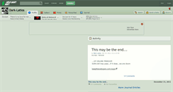 Desktop Screenshot of dark-latios.deviantart.com