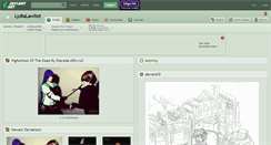 Desktop Screenshot of lydialawliet.deviantart.com