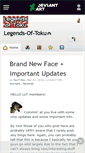 Mobile Screenshot of legends-of-toku.deviantart.com