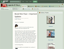 Tablet Screenshot of legends-of-toku.deviantart.com