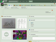 Tablet Screenshot of eb55.deviantart.com