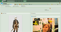 Desktop Screenshot of prinsez.deviantart.com