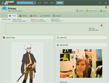 Tablet Screenshot of prinsez.deviantart.com