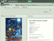 Tablet Screenshot of gpstudios.deviantart.com