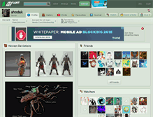 Tablet Screenshot of ahodak.deviantart.com