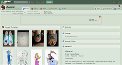 Desktop Screenshot of chaoscat.deviantart.com