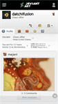 Mobile Screenshot of datchifusion.deviantart.com