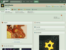 Tablet Screenshot of datchifusion.deviantart.com