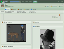 Tablet Screenshot of flosh.deviantart.com